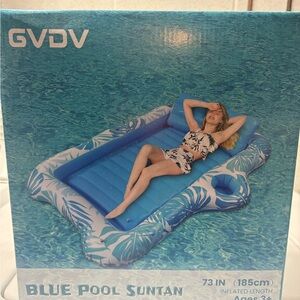 Blue Pool Suntan Float